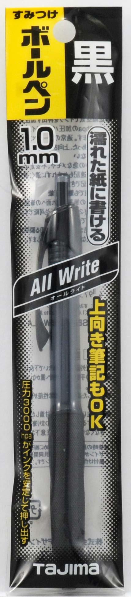 [SBP10AW-BLA] タジマ(TAJIMA) すみつけボールペン All Write黒 単品1個