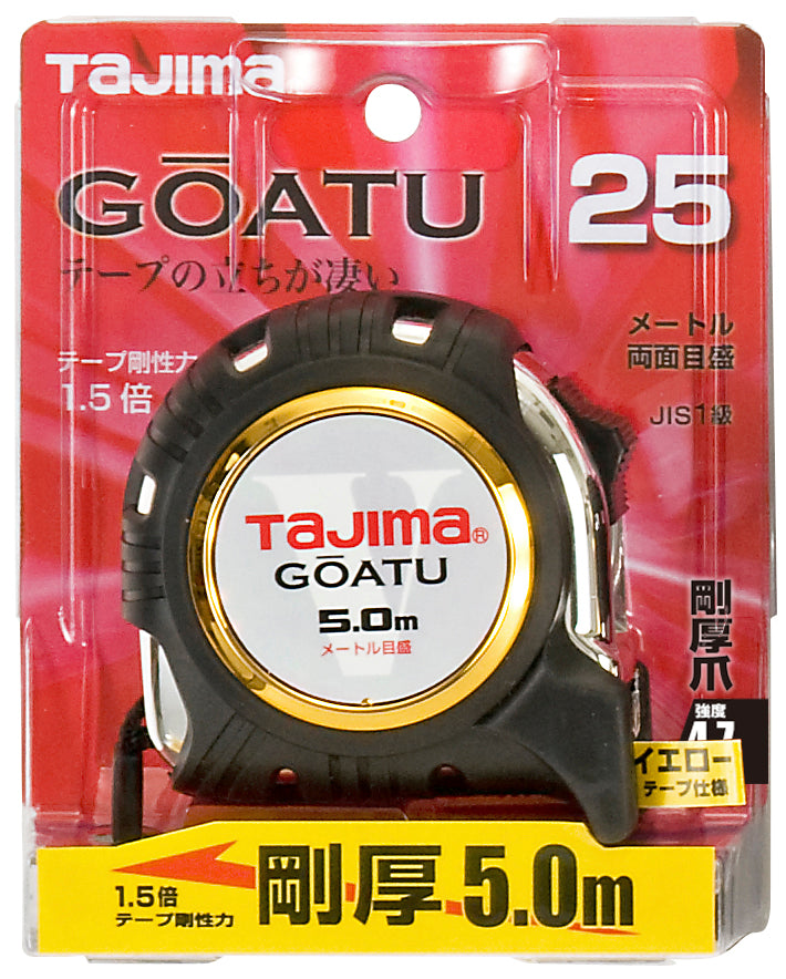 [GAGL2550] タジマ(TAJIMA) 剛厚G 25mm幅5.0m 単品1個