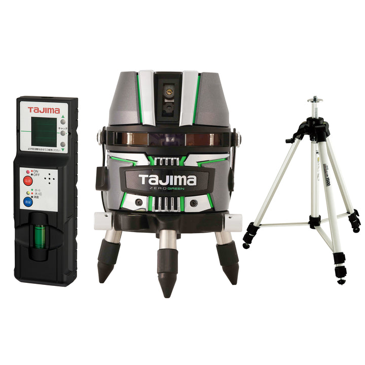 タジマ(TAJIMA) ZERO GREEN ジンバルKJY 受光器三脚セット セット品3点