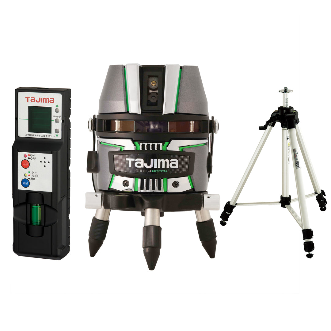 タジマ(TAJIMA) ZERO GREEN ジンバルKY 受光器三脚セット セット品3点