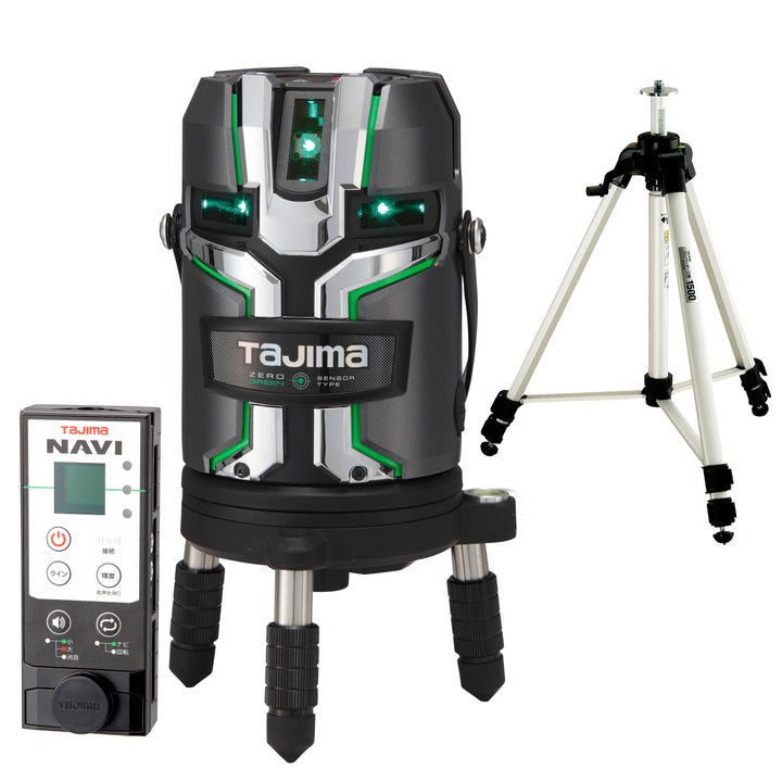 タジマ(TAJIMA) ZERO GREEN NAVIセンサーKJC 三脚セット セット品2点
