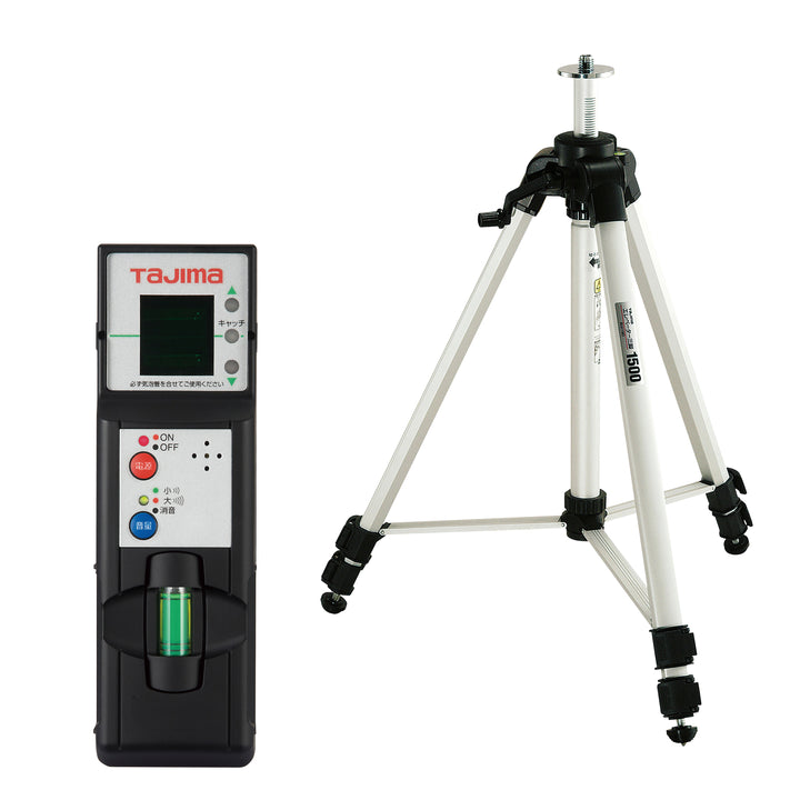 [ZEROG2L-KJCSET] タジマ(TAJIMA) ZERO GREEN ジンバルKJC 受光器三脚セット セット品3点