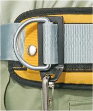 [TA-LAD2BK〜TA-LAD2SI] タジマ(TAJIMA) L型D環止め アルミ2穴 単品（全2色）