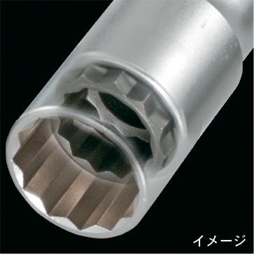 [TSK-T1721-6K〜TSK-T1924-6K] タジマ(TAJIMA) 耐久ソケット ダブル 6角 単品（全2サイズ）