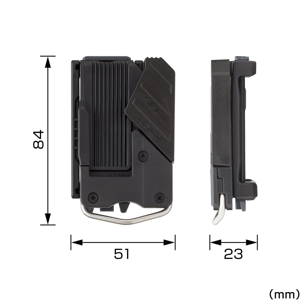 [SF-CHLD〜SF-CHLDS2M] タジマ(TAJIMA) セフホルダー胴ベルト用 樹脂 右用 単品（全2サイズ）