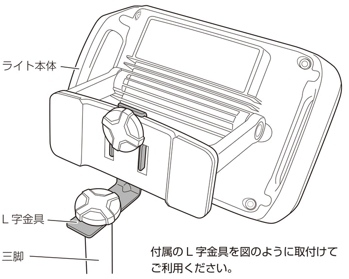 [LE-ZT5] タジマ(TAJIMA) ワークライト R 4000lm/1500lm用三脚 単品1個