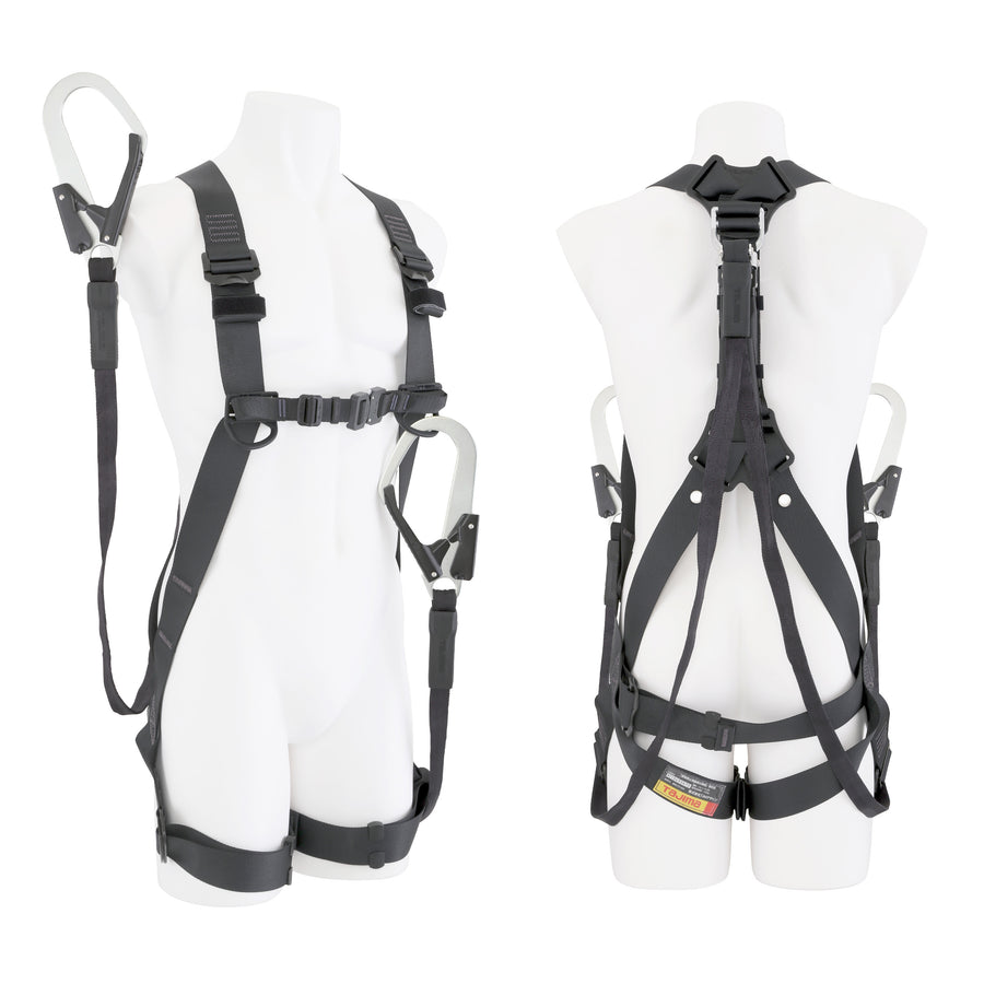 タジマ(TAJIMA) ハーネスGS 平ロープL1ダブルセット Mサイズ セット品2点
