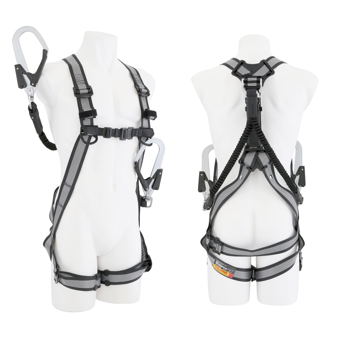 タジマ(TAJIMA) ハーネスGS 蛇腹L2ダブルセット Lサイズ 白 セット品2点