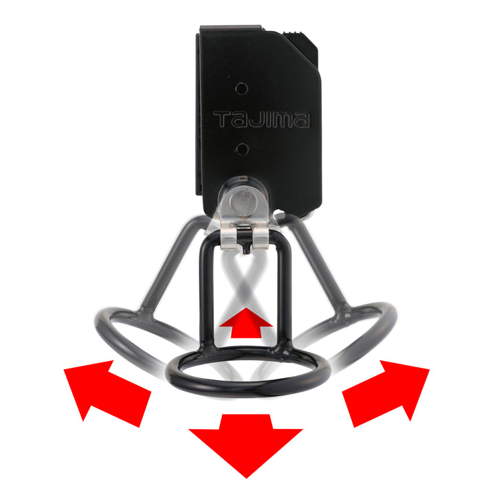 [SFKHI-H1M] タジマ(TAJIMA) セフ工具ホルダースチール ハンマー1穴 ブラ 単品1個
