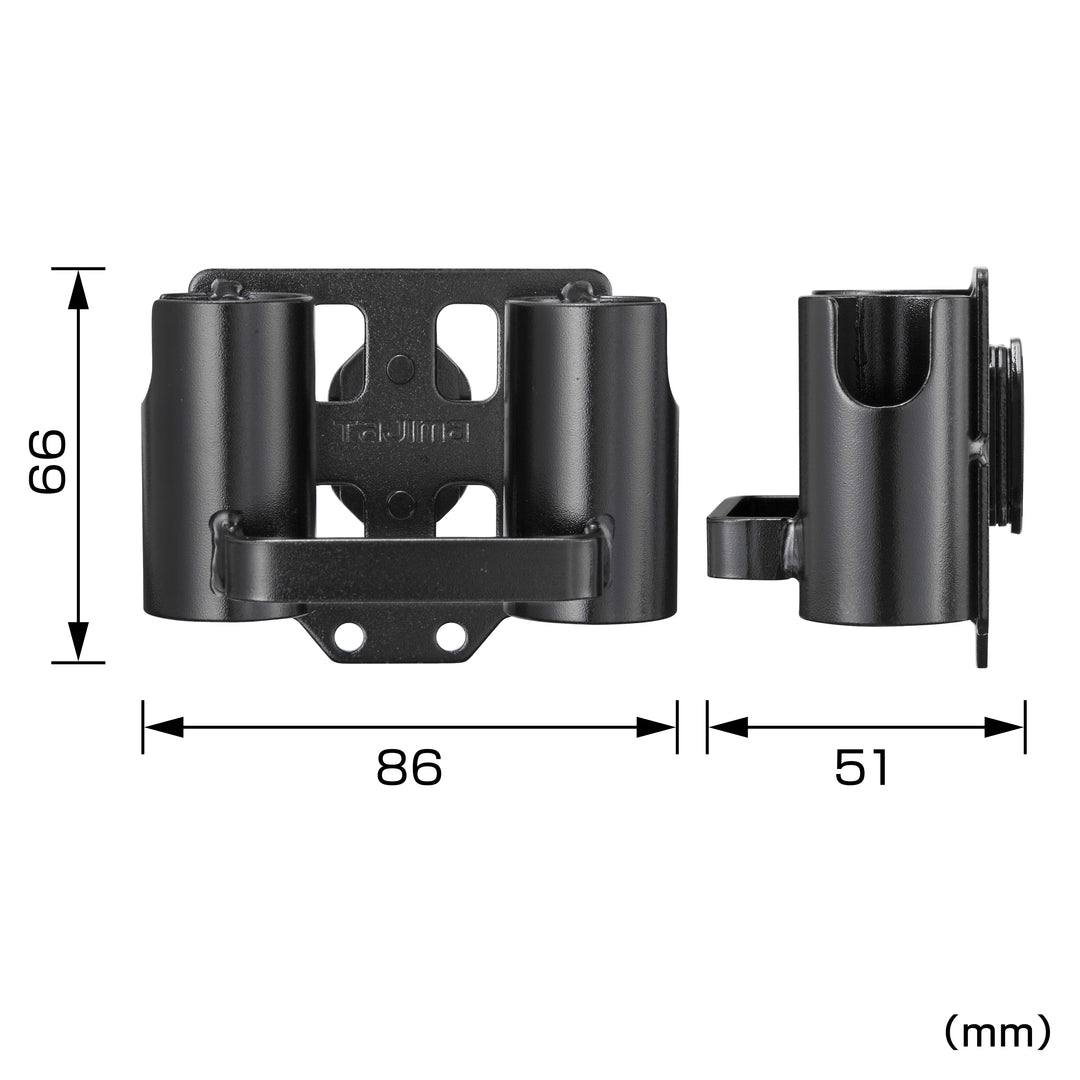 [SFKHI-SBW] タジマ(TAJIMA) セフ工具ホルダースチール Sバール ダブル 単品1個