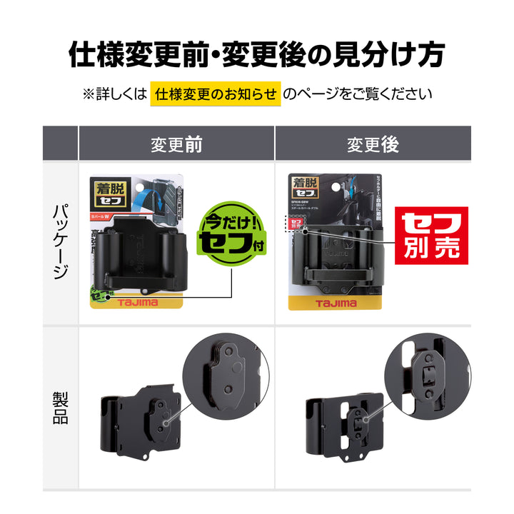 [SFKHI-SBW] タジマ(TAJIMA) セフ工具ホルダースチール Sバール ダブル 単品1個