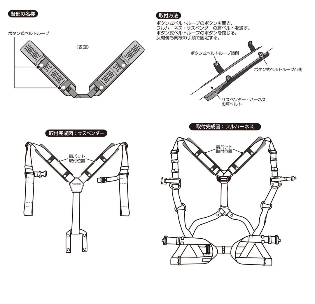 [KPCR-F] タジマ(TAJIMA) 肩パッド 超立体 単品1個
