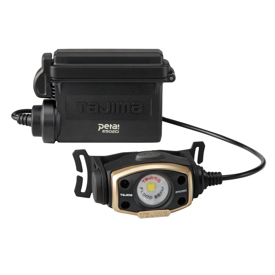 [LE-E502D-SP] タジマ(TAJIMA) ヘッドライト ED 500lm フラッド照射 3730セット セット品2点