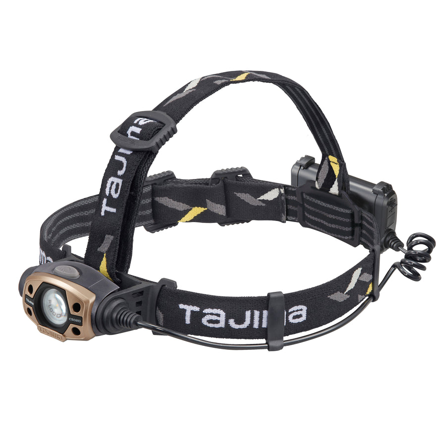 タジマ(TAJIMA) ヘッドライト CD 500lm フラッド照射 3718セット LE-C502D-SP