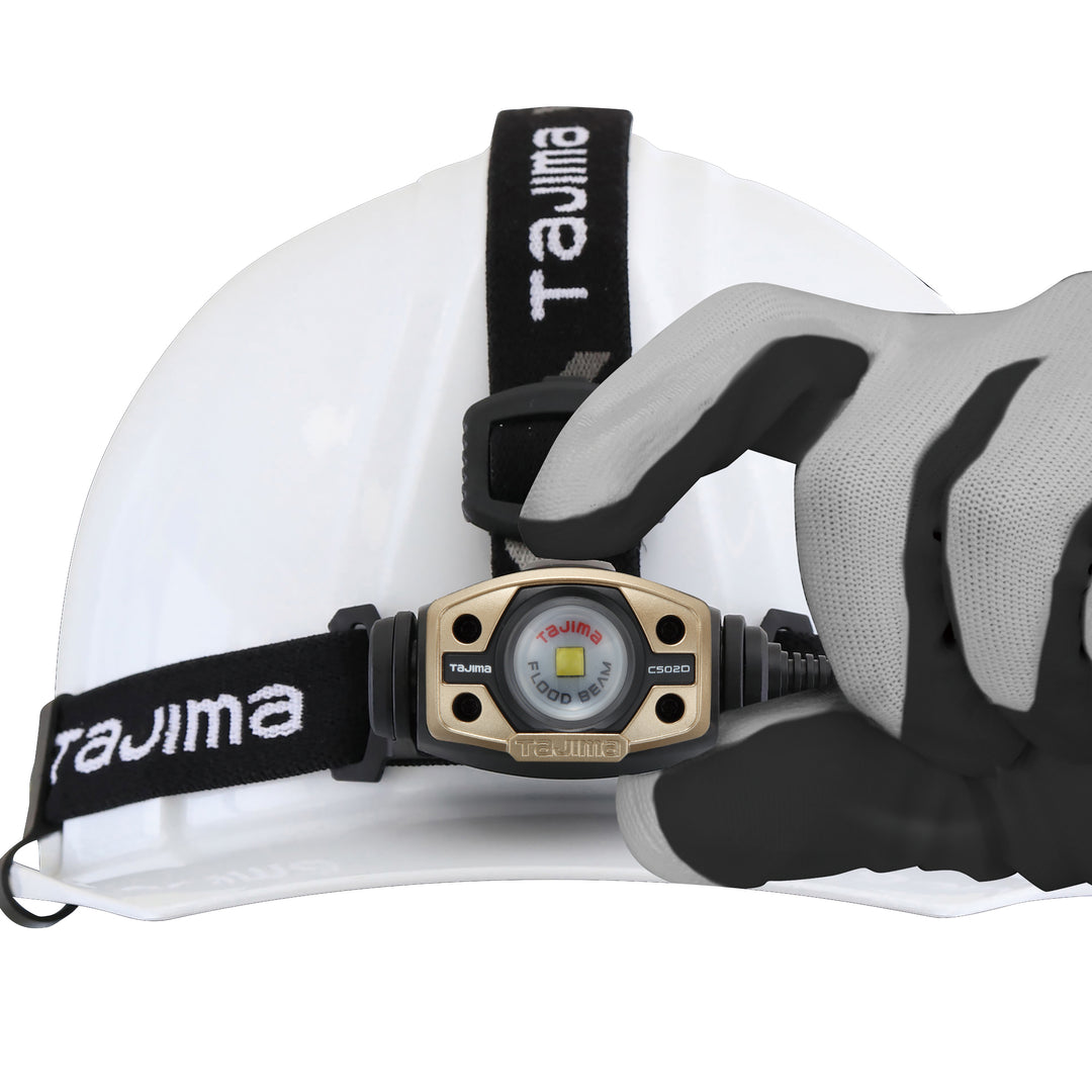 [LE-C502D-SP] タジマ(TAJIMA) ヘッドライト CD 500lm フラッド照射 3718セット セット品2点