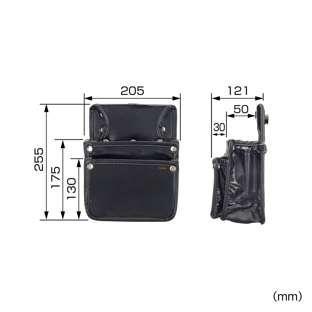 [SFKBN-KG2S2H] タジマ(TAJIMA) セフツイン腰袋 ナイロン 釘袋2段小 単品1個
