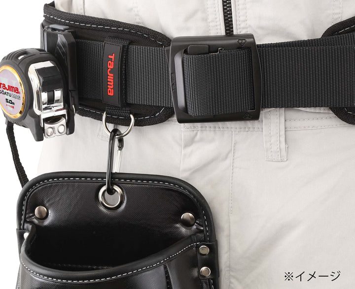 [SFKBG-3L2H] タジマ(TAJIMA) セフツイン腰袋 クロコ 腰袋3段大 単品1個