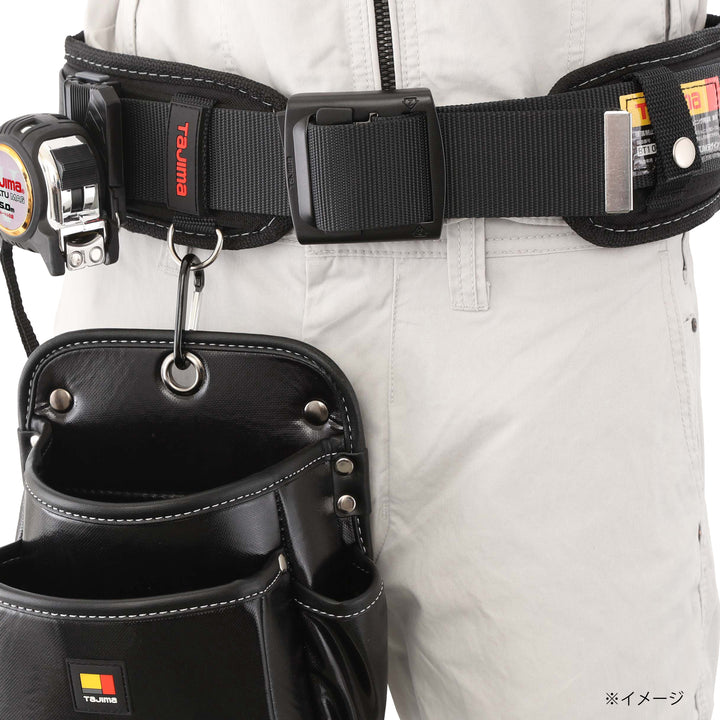 [SFKBK-2M2H] タジマ(TAJIMA) セフツイン腰袋 本革 腰袋2段中 単品1個