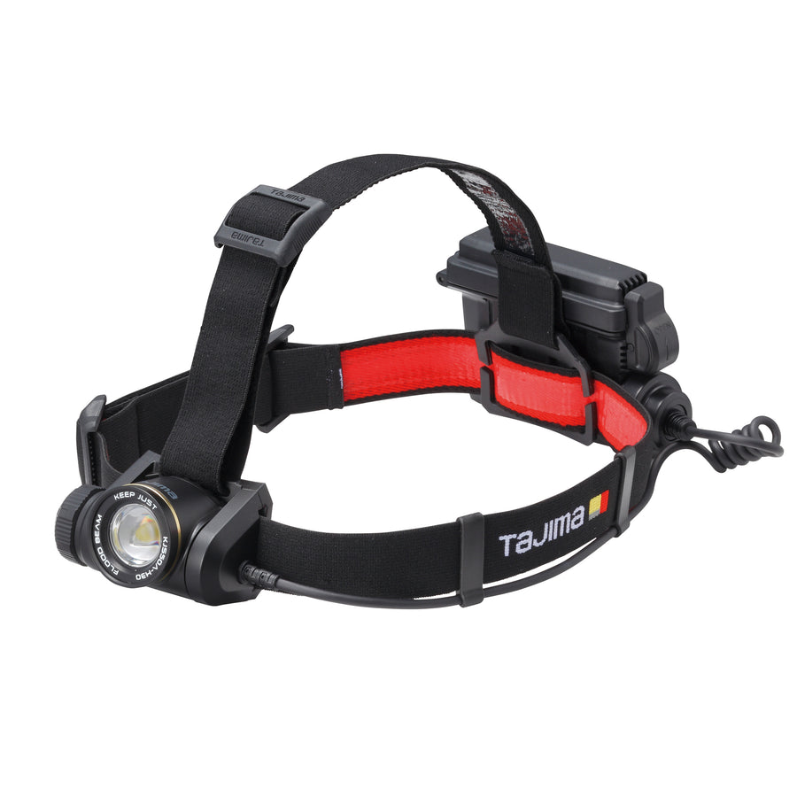 タジマ(TAJIMA) ヘッドライト KJS ブースト500lm フラッド照射 3730セット セット品2点