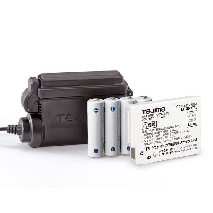 [KJS50A-H30] タジマ(TAJIMA) ヘッドライト KJS ブースト500lm フラッド照射 3730セット セット品2点