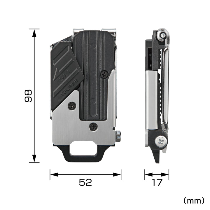 [SF-MLHLD] タジマ(TAJIMA) セフホルダー胴ベルト用 金属 左用 単品1個