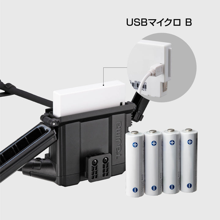 [SFNDN50A-H30] タジマ(TAJIMA) セフネックライト NDN 500lm 3730セット セット品2点