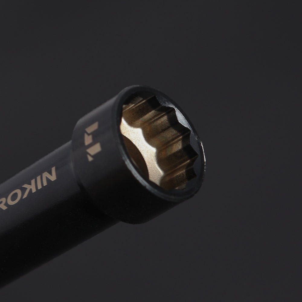 [506-17K-BG] KUROKIN 黒金(Black & Gold) 首振りレースウェイソケット 単品1個 - MisakaZoo