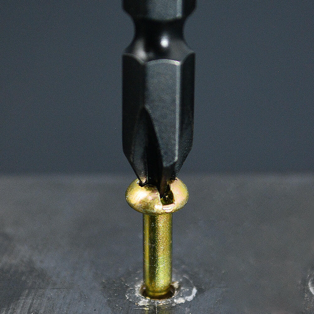 [5102-110-BG] KUROKIN 黒金(Black & Gold) 両頭ビット（２本組）+1×110mm 1セット - MisakaZoo