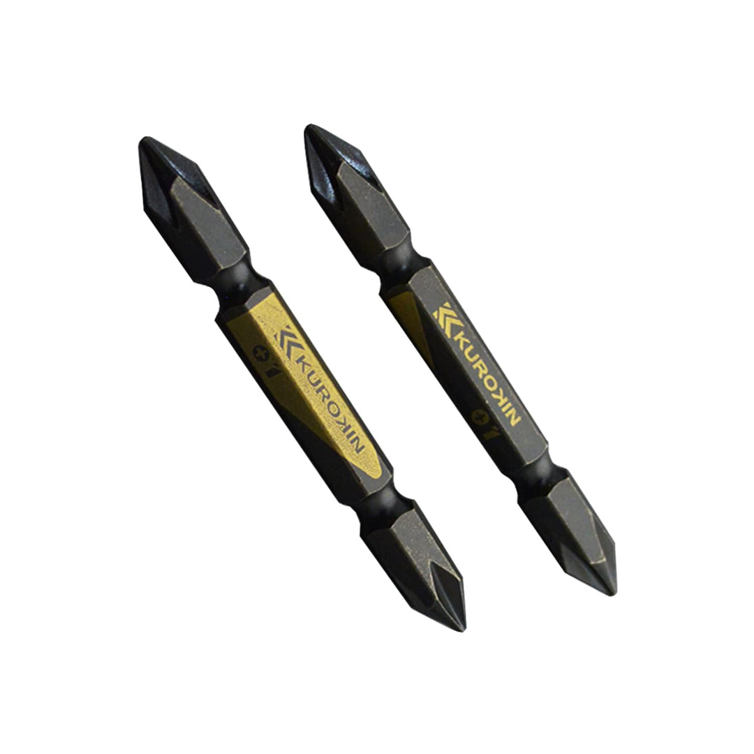 [5102-65-BG] KUROKIN 黒金(Black & Gold) 両頭ビット（２本組）+1×65mm 1セット - MisakaZoo