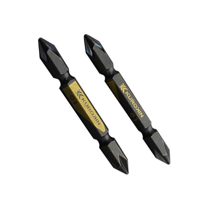 [5102-65-BG] KUROKIN 黒金(Black & Gold) 両頭ビット（２本組）+1×65mm 1セット - MisakaZoo