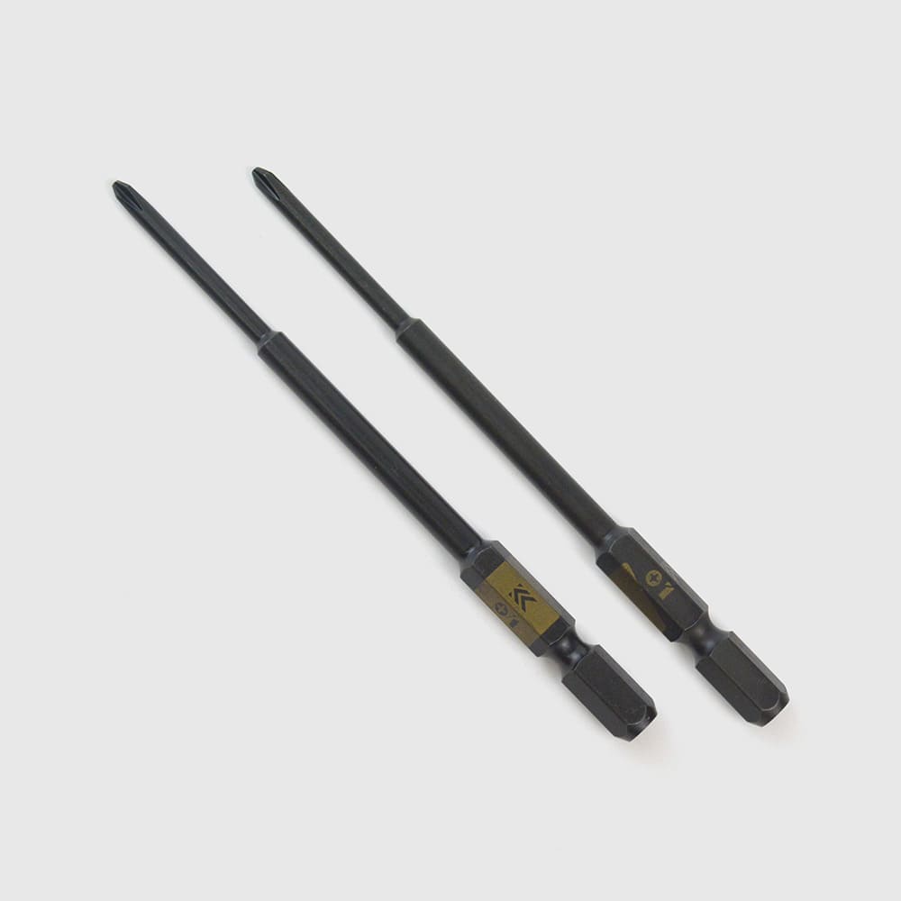 [5102D-100-BG] KUROKIN 黒金(Black & Gold) 段付ビット（２本組）+1×100mm 1セット - MisakaZoo