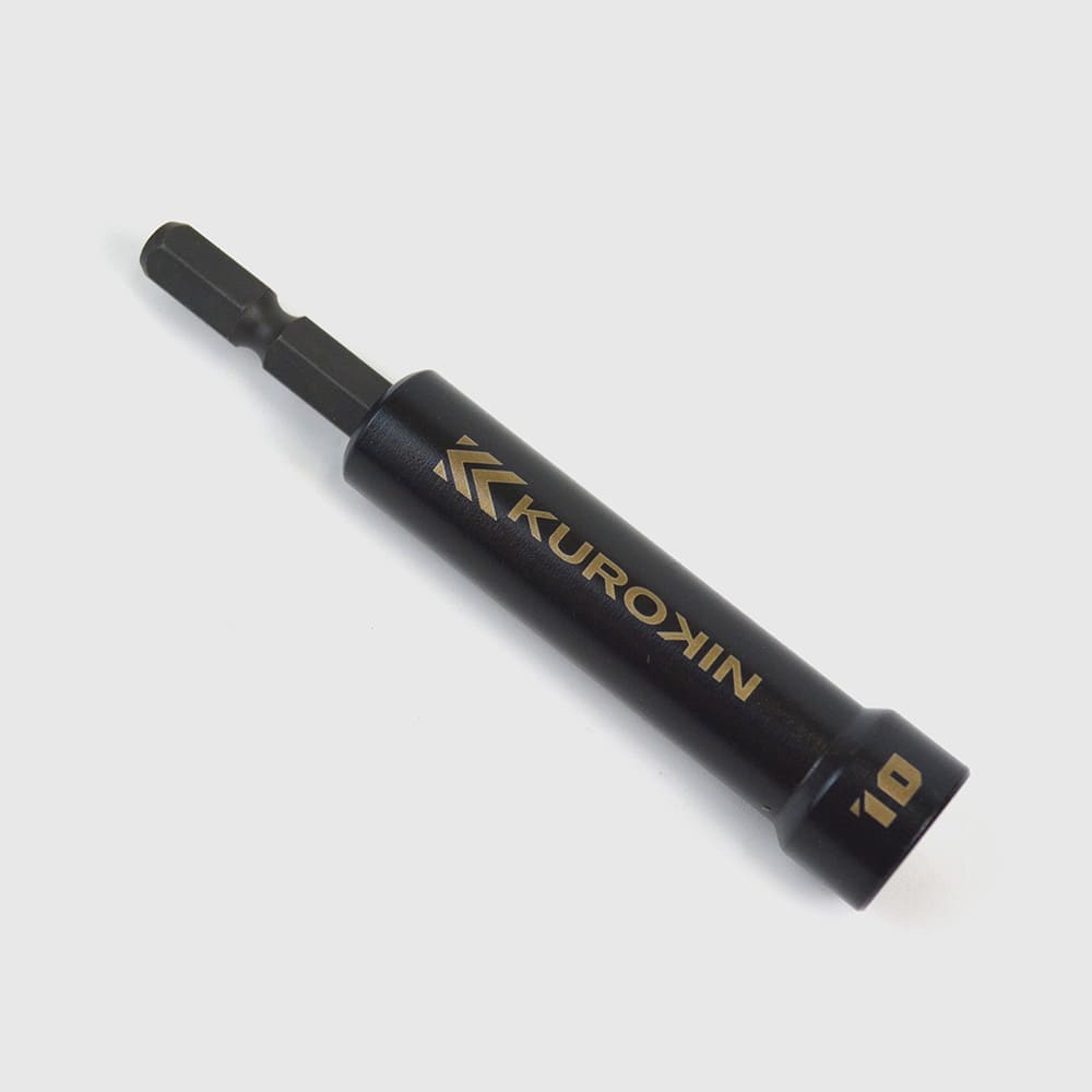 [512-10-BG] KUROKIN 黒金(Black & Gold) セミロングソケット H10×90 単品1個
