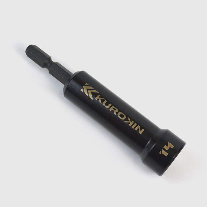 [512-14-BG] KUROKIN 黒金(Black & Gold) セミロングソケット H14×90 単品1個