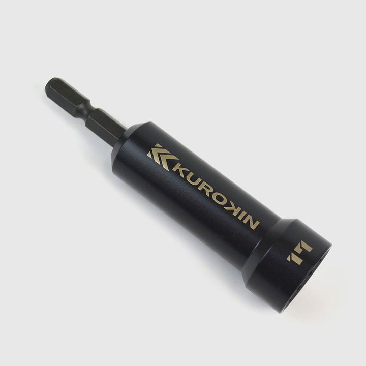[512-17-BG] KUROKIN 黒金(Black & Gold) セミロングソケット H17×90 単品1個 - MisakaZoo