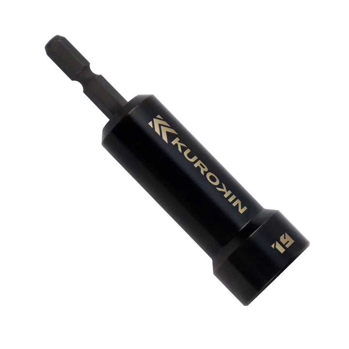 [512-19-BG] KUROKIN 黒金(Black & Gold) セミロングソケット H19×90 単品1個 - MisakaZoo