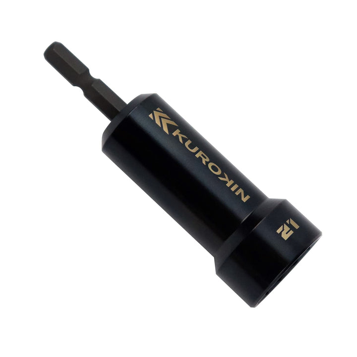 [512-21-BG] KUROKIN 黒金(Black & Gold) セミロングソケット H21×90 単品1個 - MisakaZoo