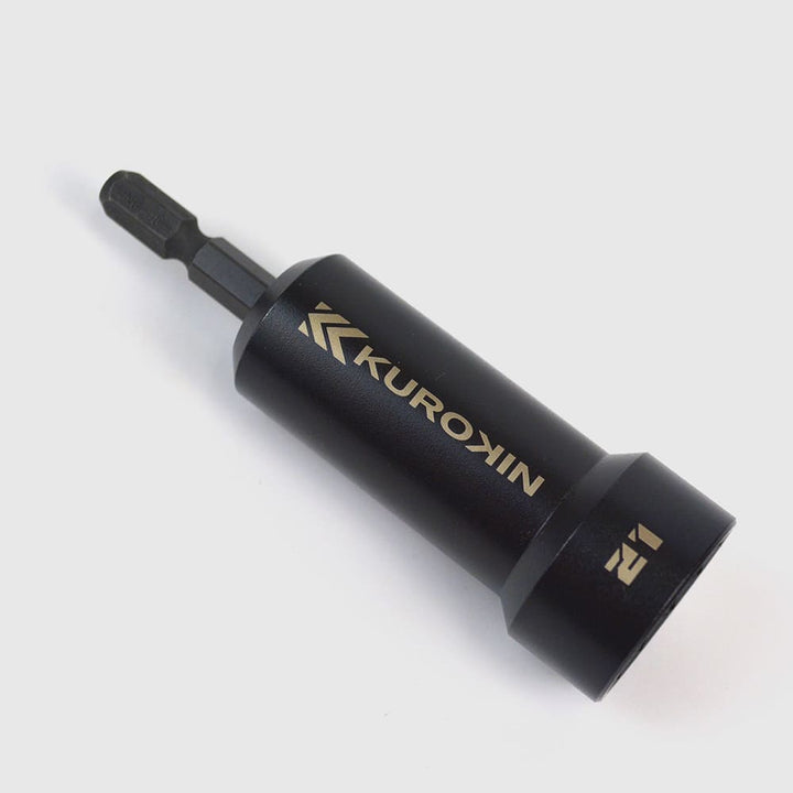 [512-21-BG] KUROKIN 黒金(Black & Gold) セミロングソケット H21×90 単品1個 - MisakaZoo