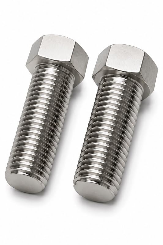 [MisakaZoo 2本セット品 MO-Pack] ステンレス六角ボルト M16×100mm 2本セット SUS304 ステンレス - MisakaZoo