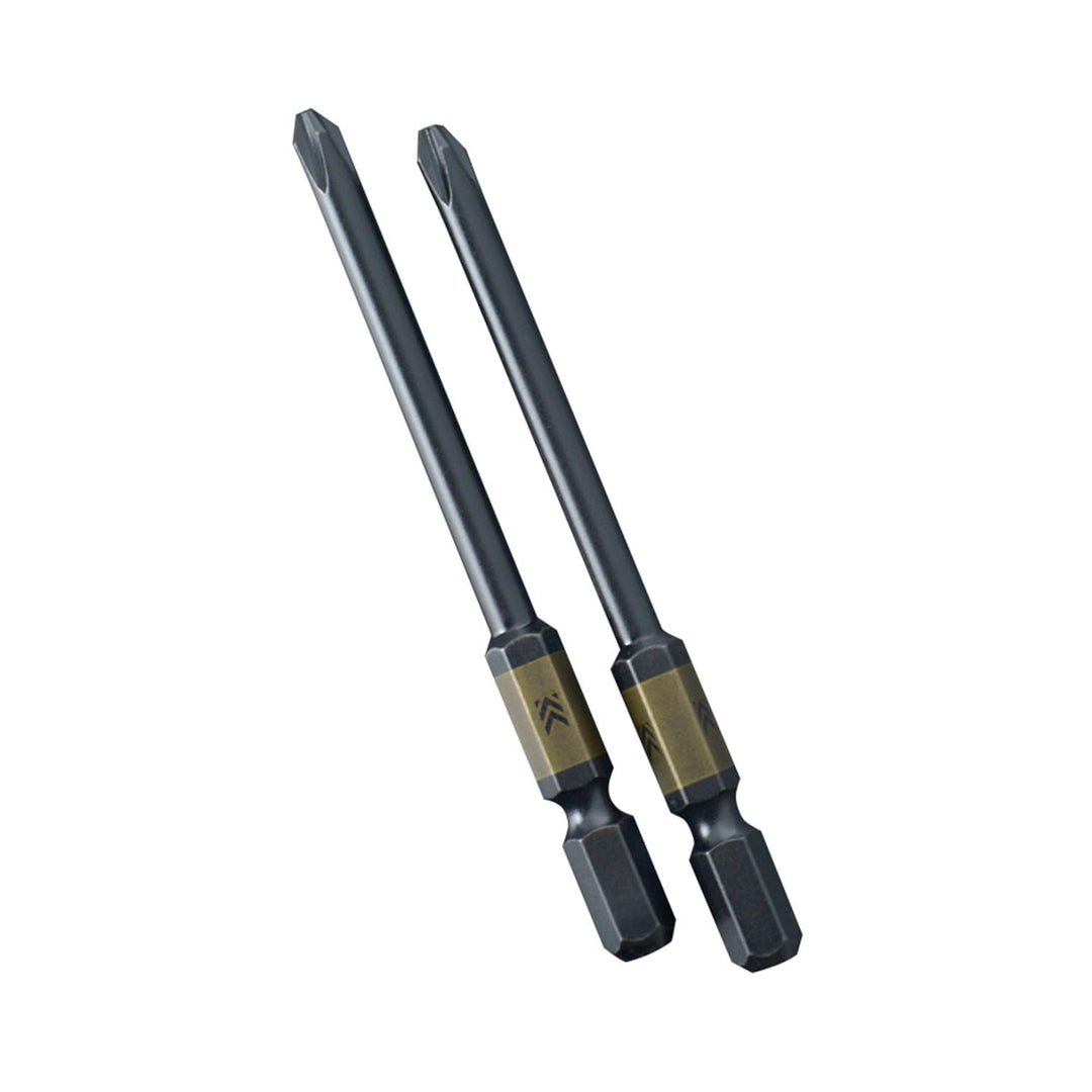 [5202D-82-BG] KUROKIN 黒金(Black & Gold) 段付ビット（２本組）+2×82mm 1セット