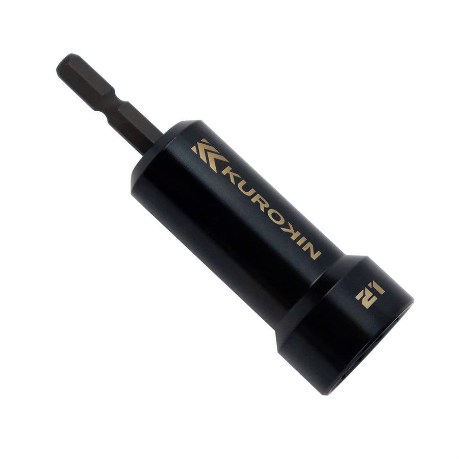 [512-21-BG] KUROKIN 黒金(Black & Gold) セミロングソケット H21×90 単品1個