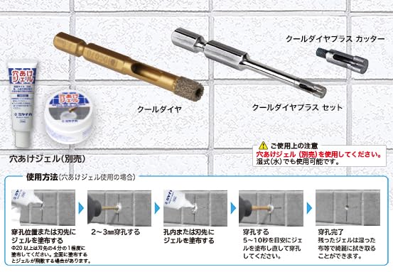[MisakaZoo 2本セット MO-Pack] ミヤナガ DG060 クールダイヤ 六角軸6.35mm 刃先径6.0mm 有効長15mm - MisakaZoo