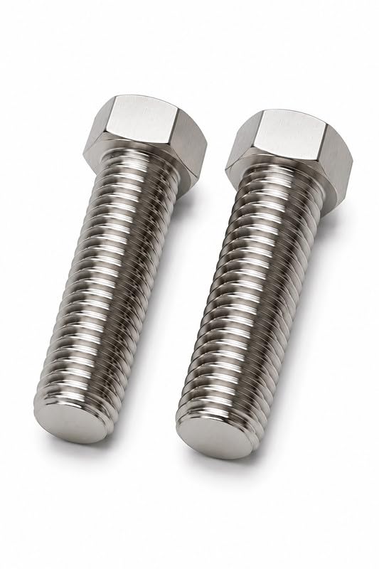 [MisakaZoo 2本セット品 MO-Pack] ステンレス六角ボルト M12×35mm 2本セット SUS304 ステンレス - MisakaZoo