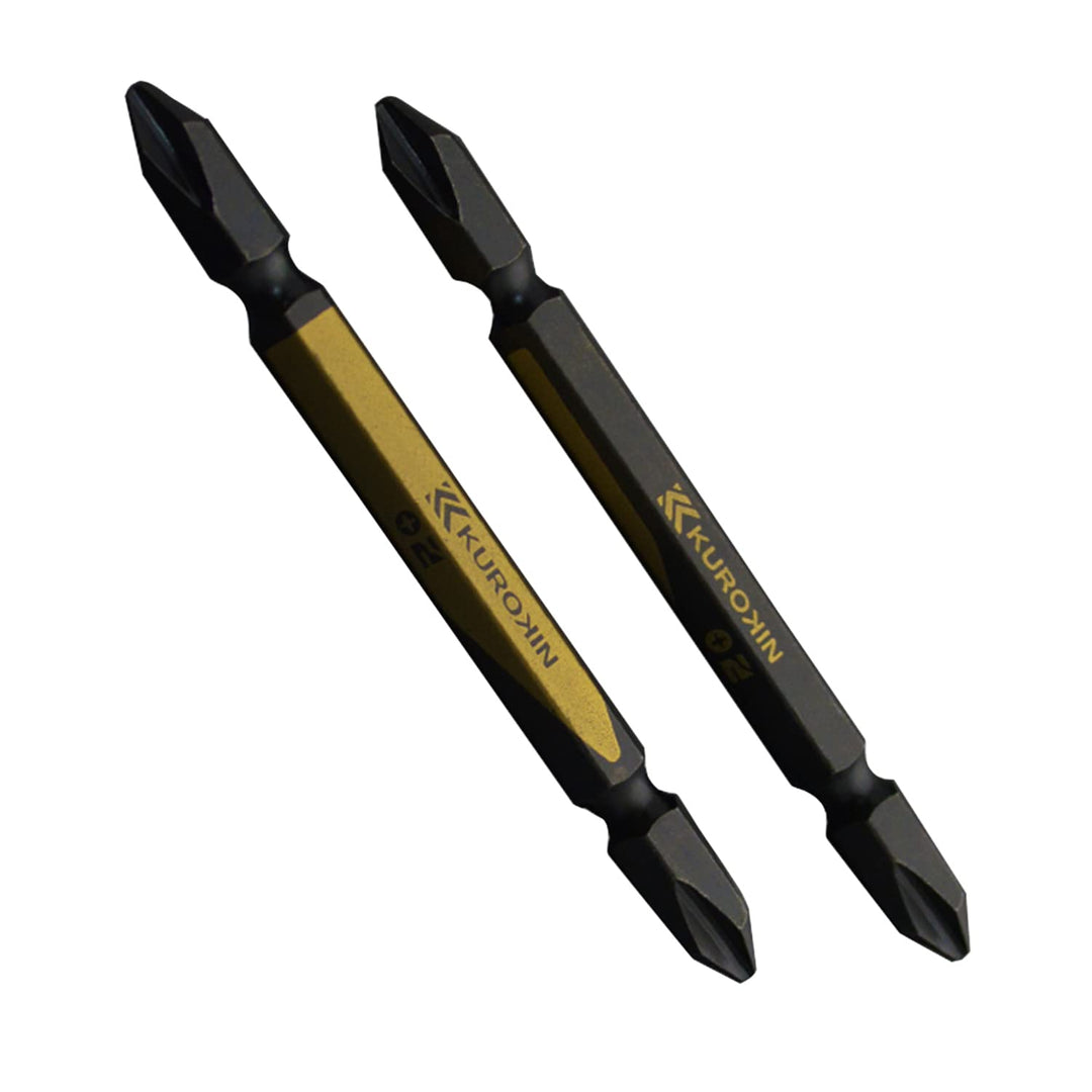[5202-82-BG] KUROKIN 黒金(Black & Gold) 両頭ビット（２本組）+2×82mm 1セット - MisakaZoo