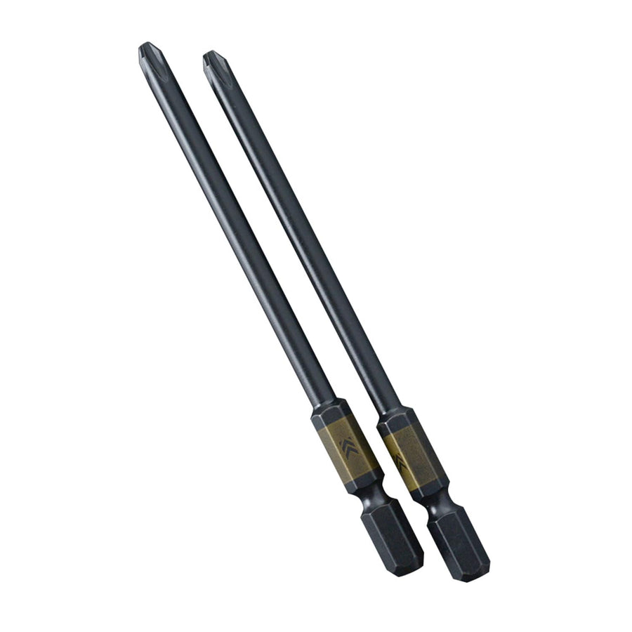 [5202D-100-BG] KUROKIN 黒金(Black & Gold) 段付ビット（２本組）+2×100mm 1セット - MisakaZoo