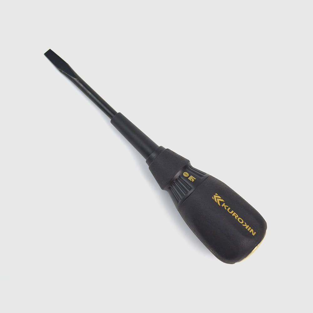 [564K-BG] KUROKIN 黒金(Black & Gold) 貫通ドライバー -6×100mm 単品1個
