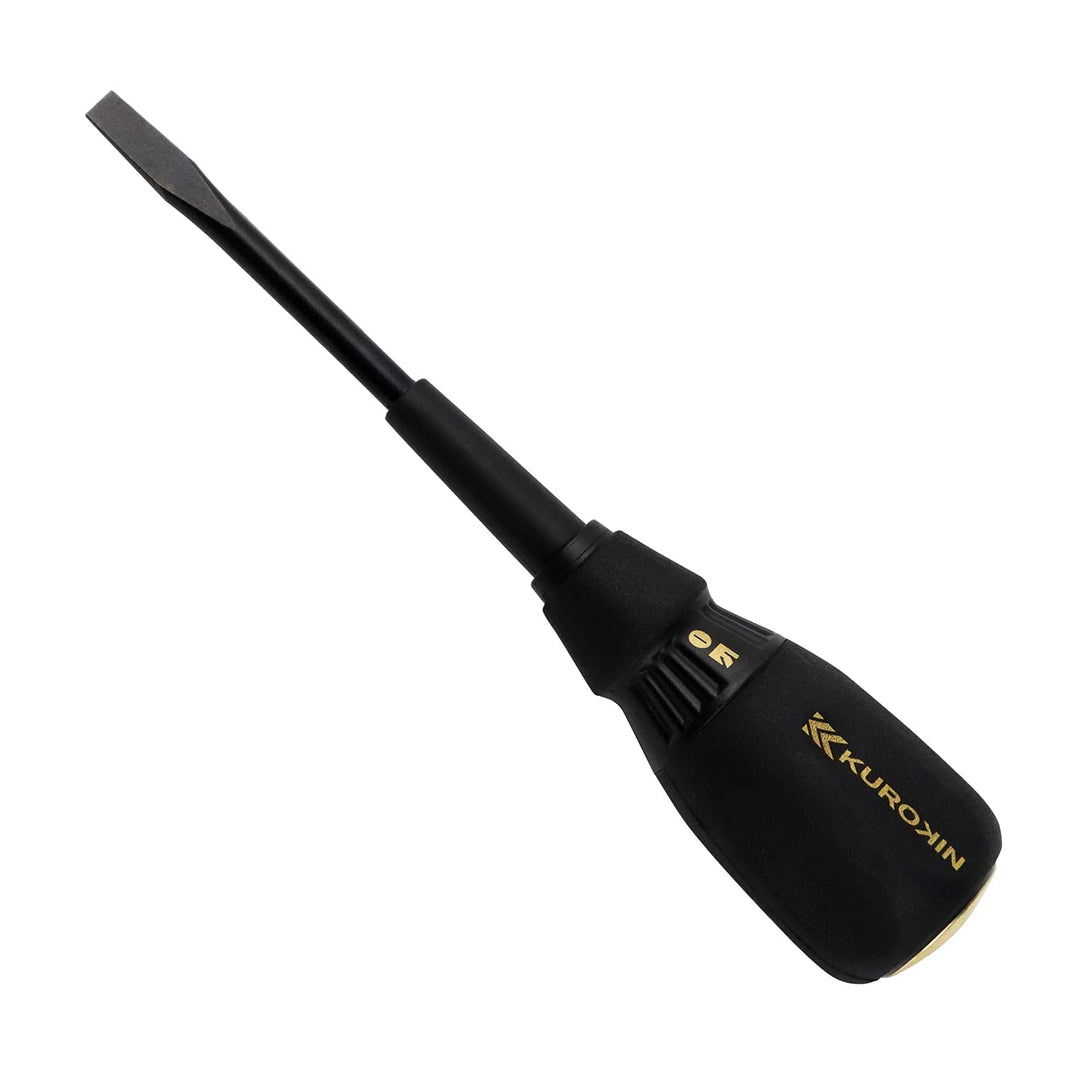 [564K-BG] KUROKIN 黒金(Black & Gold) 貫通ドライバー -6×100mm 単品1個 - MisakaZoo