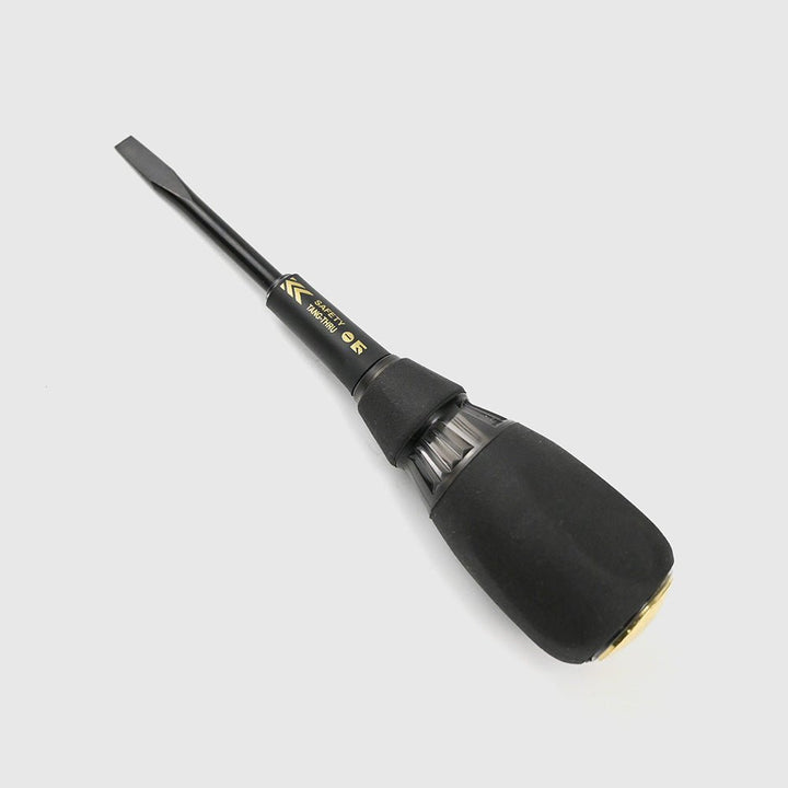 [564SK-BG] KUROKIN 黒金(Black & Gold) 安全貫通ドライバー -6×100mm 単品1個 - MisakaZoo