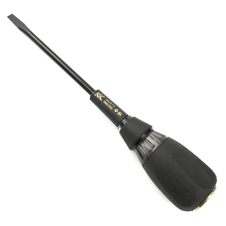[566SK-BG] KUROKIN 黒金(Black & Gold) 安全貫通ドライバー -6×150mm 単品1個 - MisakaZoo