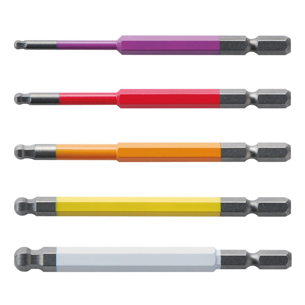 ACBP5-100L ボールポイントカラービット 5本組 100mm