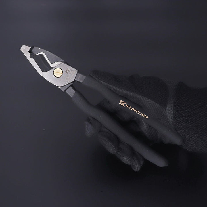 [6050-200BG] KUROKIN 黒金(Black & Gold) ケーブルペンチ200ｍｍ 単品1丁 - MisakaZoo